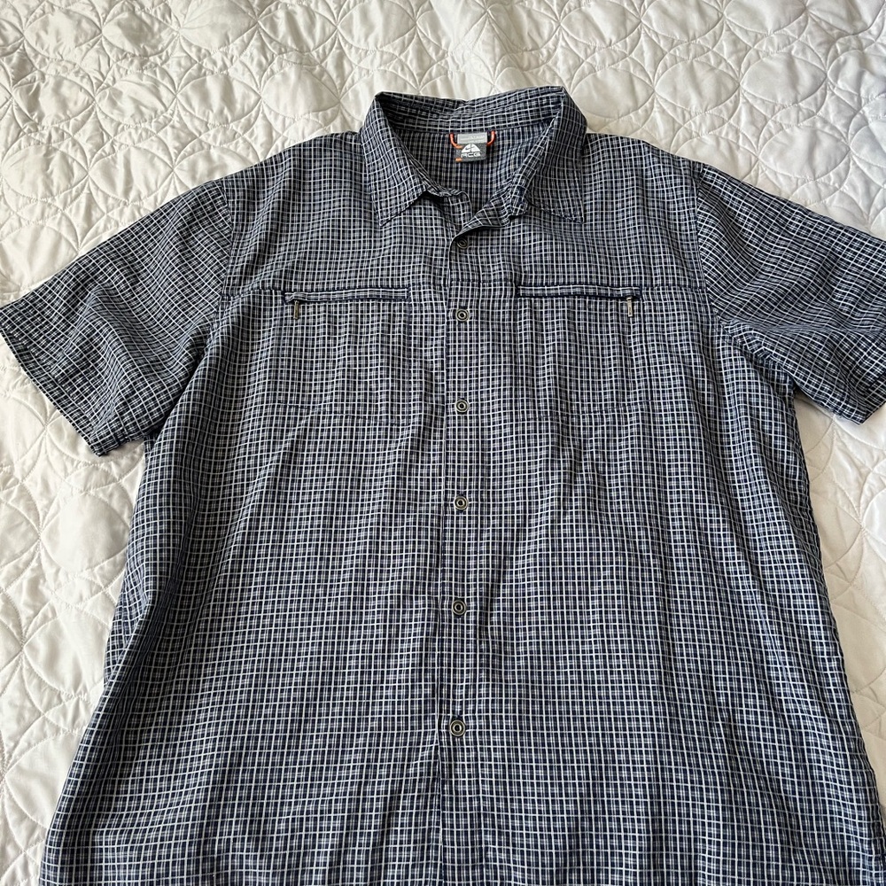 Nike ACG Navy Checkered Casual Shirt